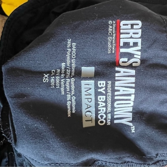 Grey’s Anatomy Barco Impact Blue Gray Scrub Pants - Picture 8 of 8